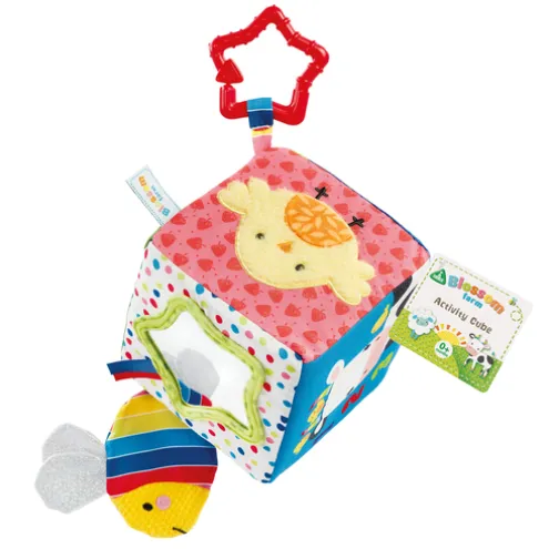 Blossom Farm Activity Cube Sensory Pram Toy