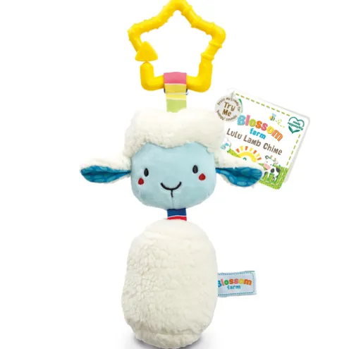 Blossom Farm Lulu Lamb Chime Sensory Travel Toy