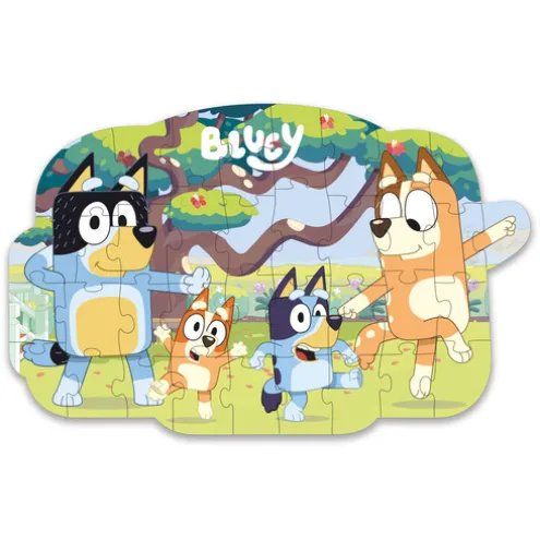 Bluey and Family Shaped 36 Piece Puzzle
