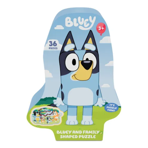 Bluey and Family Shaped 36 Piece Puzzle