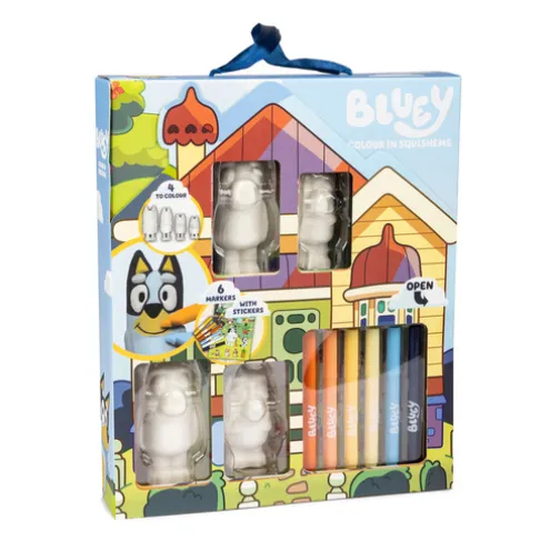 Bluey Colour In Squishems Craft Set