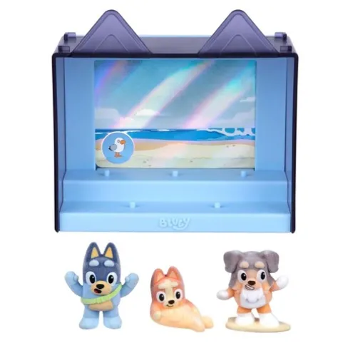 Bluey Fuzzies Episode Pack The Beach Figures