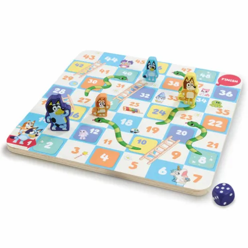 Bluey Good Times Wooden Games Set