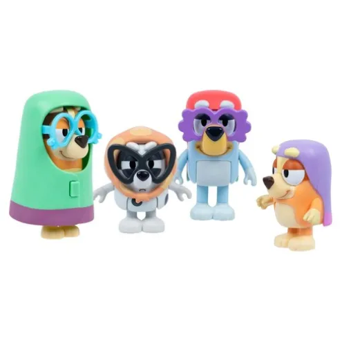Bluey Here Come The Grannies 4 Pack Figure
