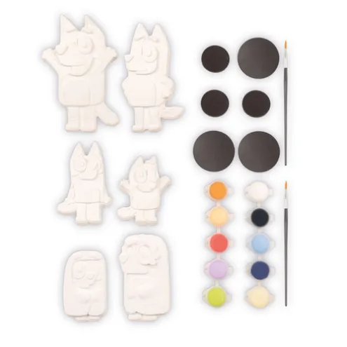 Bluey Paint Your Own Figurine Magnets Craft Set