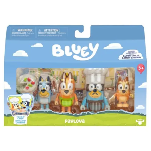 Bluey Pavlova 4 Pack Figure