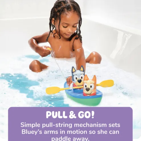Bluey Pull and Go Cae Bath Toy