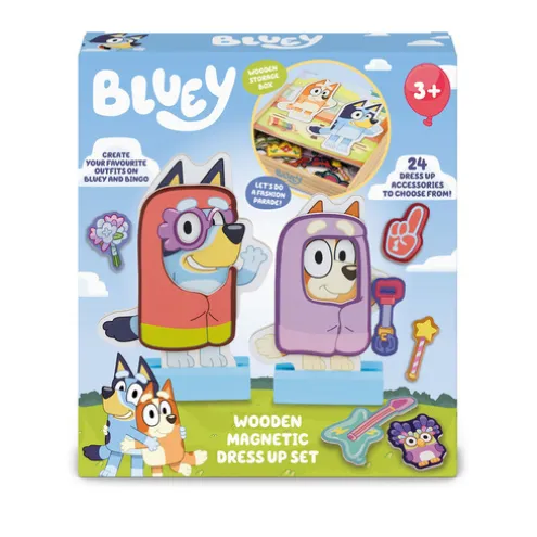 Bluey Wooden Magnetic Dress Up Game