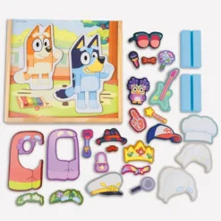 Bluey Wooden Magnetic Dress Up Game