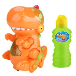 Bubble Fun Bump 'N' Go Dino Light Up Bubble Blower