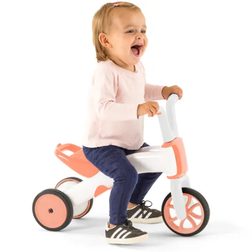 Chillafish Bunzi 2-in-1 Balance Bike Trike Flamingo