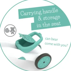 Chillafish Bunzi 2-in-1 Balance Bike Trike Mint