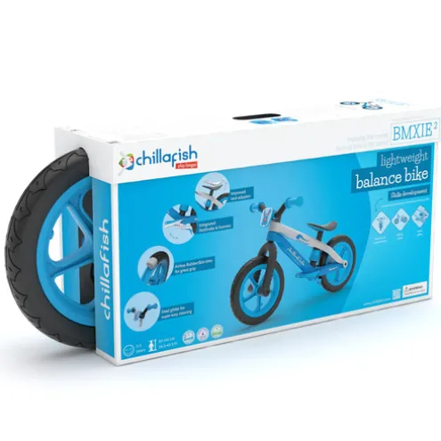 Chillafish 12 Inch BMXie2 Balance Bike Blue