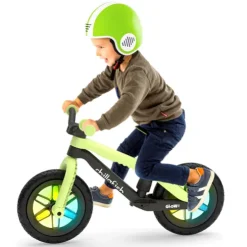 Chillafish 12 Inch BMXie Glow LED Balance Bike Green