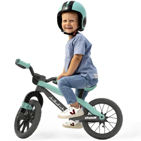 Chillafish 12 Inch BMXie Vrooom Balance Bike with Sounds Mint