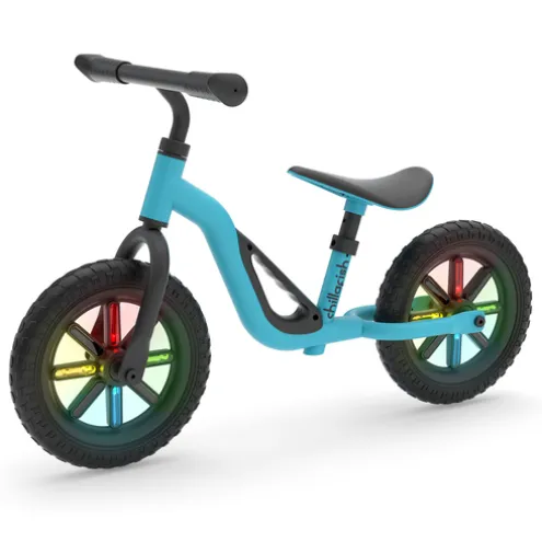Chillafish 10 Inch Charlie Glow Balance Bike Sky Blue