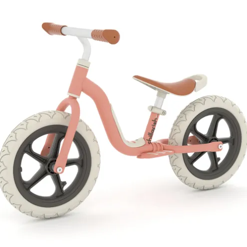 Chillafish 12 Inch Charlie Lux Balance Bike Salmon Pink