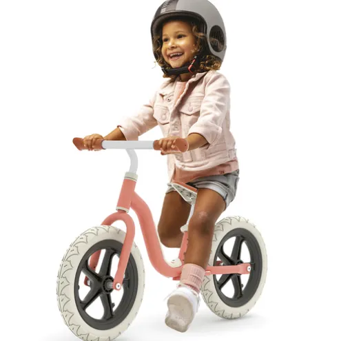 Chillafish 12 Inch Charlie Lux Balance Bike Salmon Pink