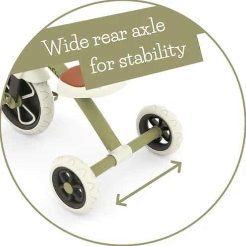 Chillafish 12 Inch Ziggi Trike Olive Green