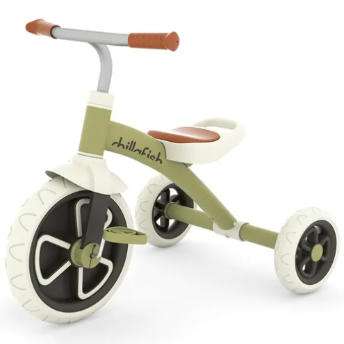 Chillafish 12 Inch Ziggi Trike Olive Green
