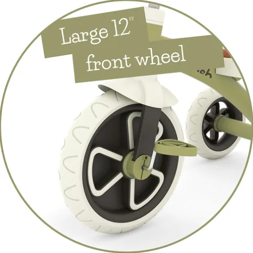 Chillafish 12 Inch Ziggi Trike Olive Green