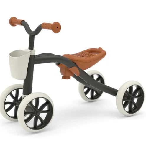 Chillafish Quadie 4 Wheeler Black Ride On with Basket