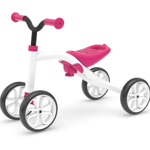Chillafish Quadie 4 Wheeler White Pink Ride On