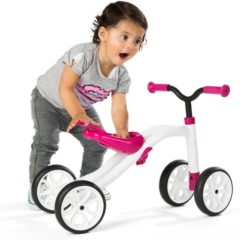 Chillafish Quadie 4 Wheeler White Pink Ride On