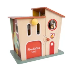 Classic World Wooden Fire Station Playset