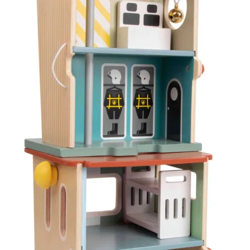 Classic World Wooden Fire Station Playset