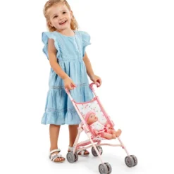 Cupcake Doll and Stroller Pink