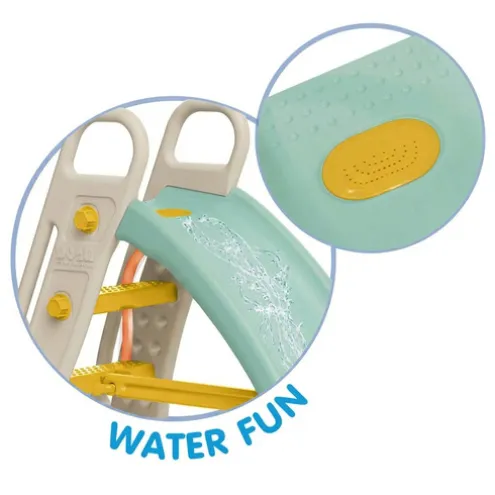 Dolu Height 104cm Big Garden Slide with Water Feature