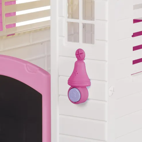 Dolu Pink and Purple Playhouse with Electronic Doorbell