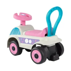Dolu Walk & Drive Foot to Floor Pink Ride On Car