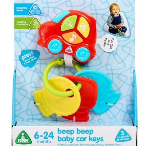 Early Learning Centre Beep Beep Baby Car Keys Sensory Toy