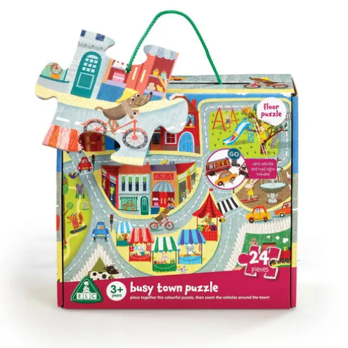 Early Learning Centre Busy Town 24 Piece Floor Jigsaw Puzzle