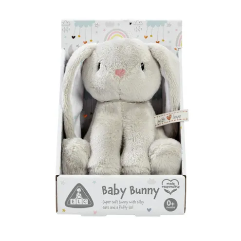 Early Learning Centre Grey Baby Bunny Soft Toy