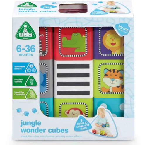 Early Learning Centre Jungle Wonder Cubes