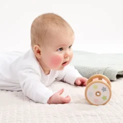 Early Learning Centre My First Wooden Jingle Roll Rattle