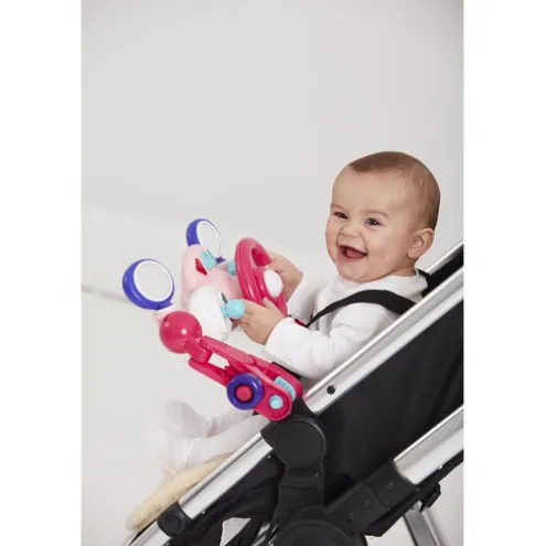 Early Learning Centre Pink Lights and Sounds Buggy Driver