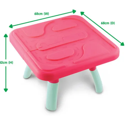 Early Learning Centre Pink Sand and Water Table with Lid and Accessories