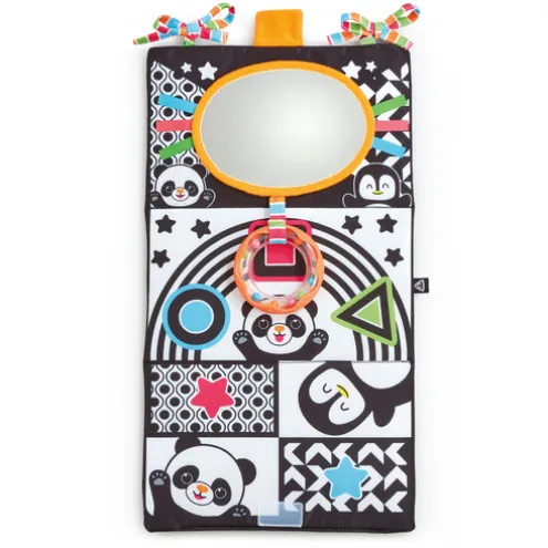 Early Learning Centre Sensory Mirror and Travel Toy Black and White