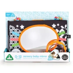 Early Learning Centre Sensory Mirror and Travel Toy Black and White