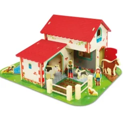 Early Learning Centre Wooden Farm Playset