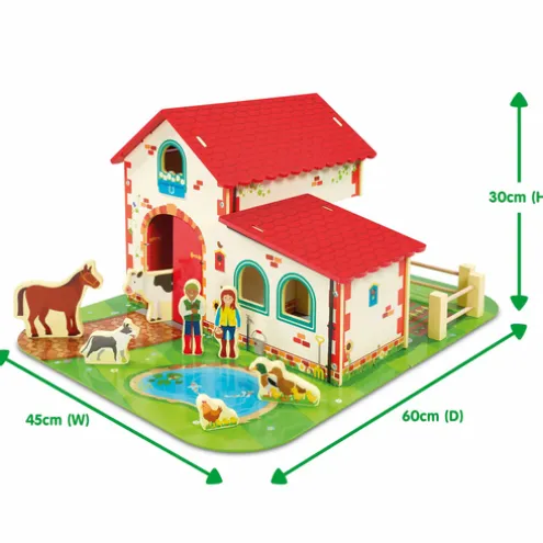 Early Learning Centre Wooden Farm Playset
