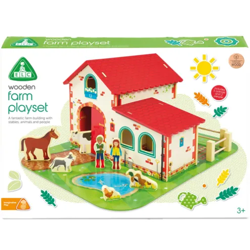 Early Learning Centre Wooden Farm Playset