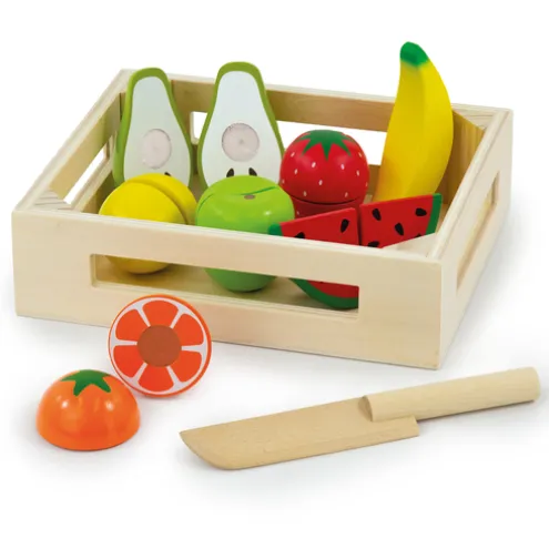Early Learning Centre Wooden Cut and Play Fruit Playset