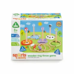 Early Learning Centre Wooden Ring Throw Set