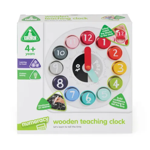 Early Learning Centre Wooden Teaching Clock
