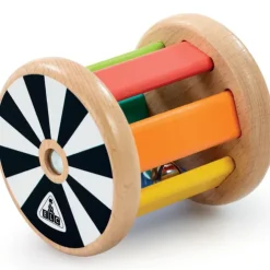 Early Learning Centre Wooden Jingle and Roll Activity Rattle
